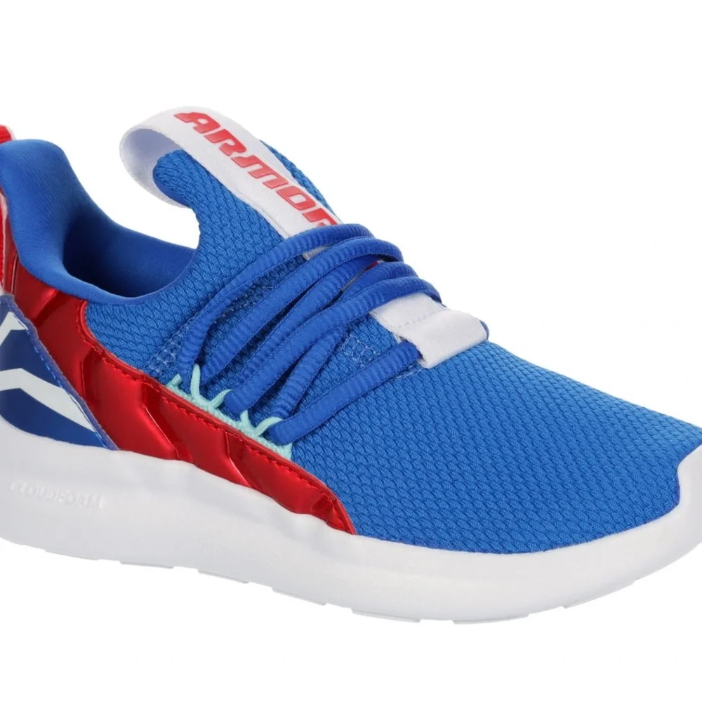 ADIDAS MARVEL CAPTAIN AMERICA LITE RACER ADAPT 7.0 SHOES KIDS Size 2